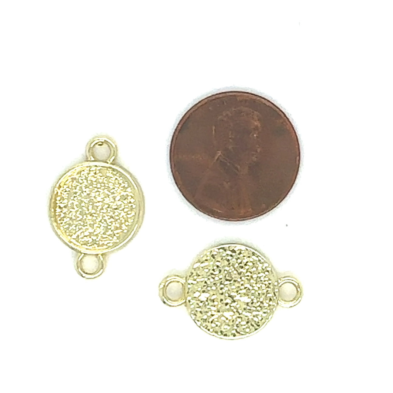 12mm Round Connector Setting Blank - Perfect Pendants Plus