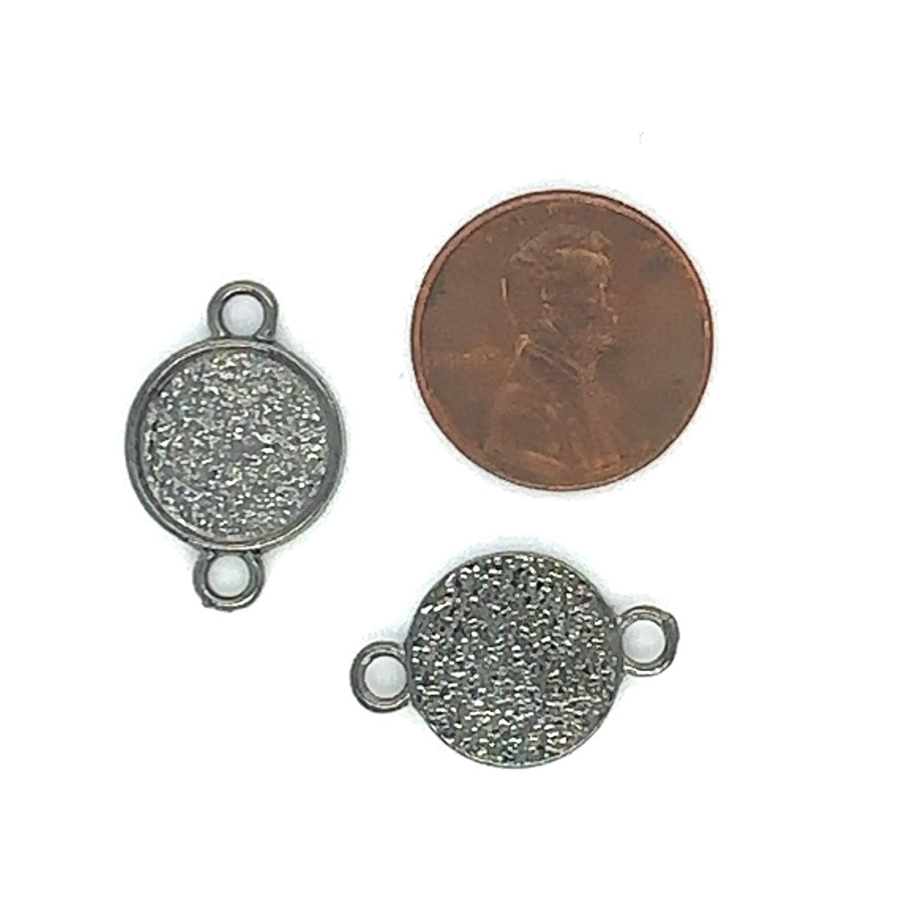 12mm Round Connector Setting Blank - Perfect Pendants Plus