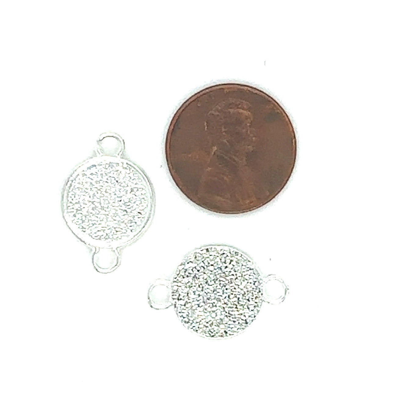 12mm Round Connector Setting Blank - Perfect Pendants Plus