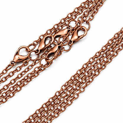 18 Inch Necklace Chains for Pendants Rolo