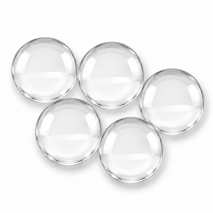18mm Round Glass Cabochons Round Clear
