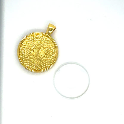 20mm Round Bezel Pendant Blanks