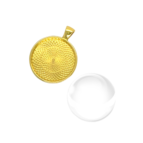 20mm Round Bezel Pendant Blanks - Perfect Pendants Plus