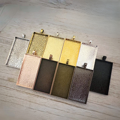 Kits 25x50mm Deep Rectangle Necklace - Perfect Pendants Plus