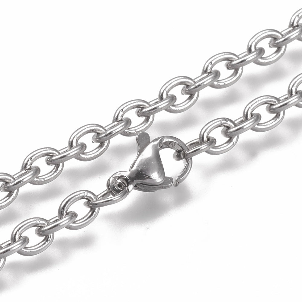 Stainless Steel Charm Bracelet making Kit 7 7/8 inches 20 cm - Perfect Pendants Plus
