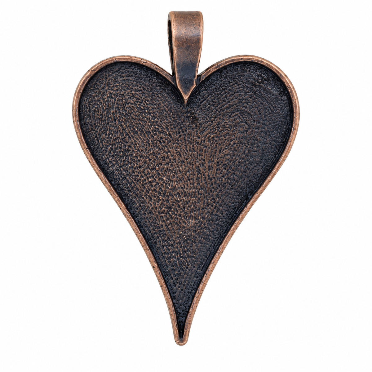 Heart Shaped Pendant Tray 35x48mm