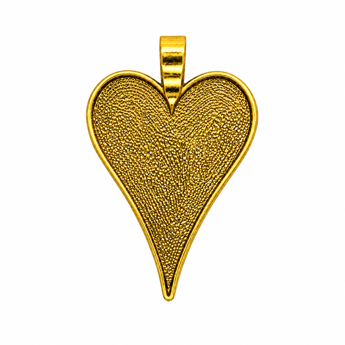 Heart Shaped Pendant Tray 35x48mm