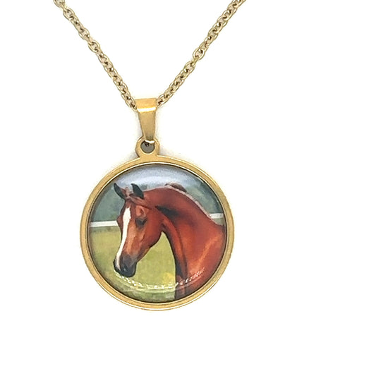 Photo Pendant Necklace 25mm