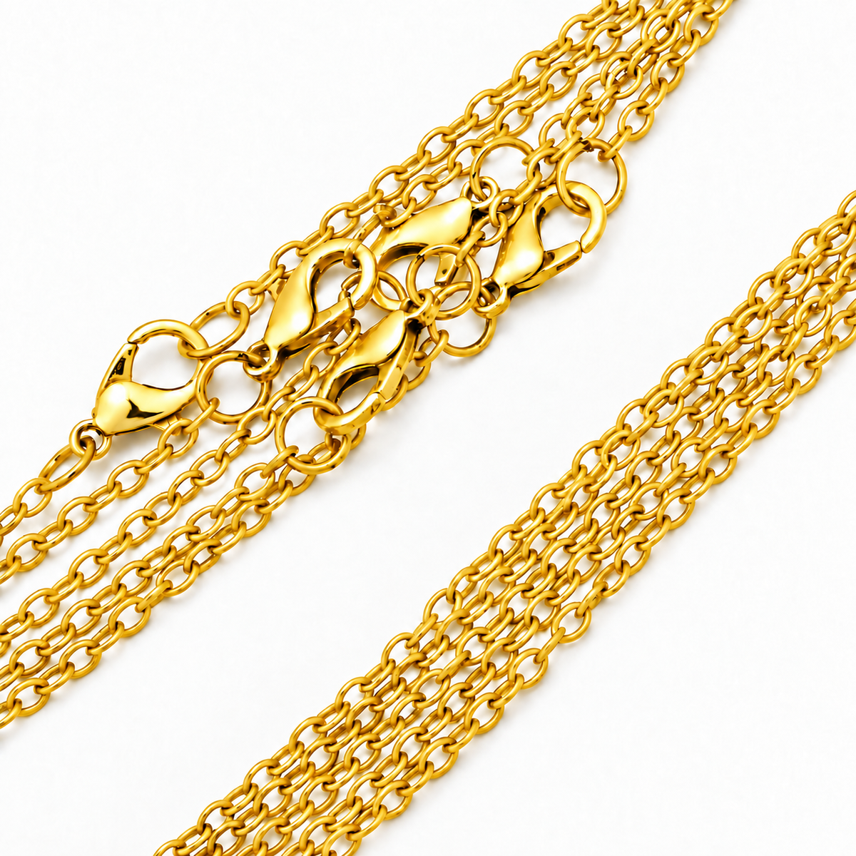 18 Inch Necklace Chains for Pendants Rolo
