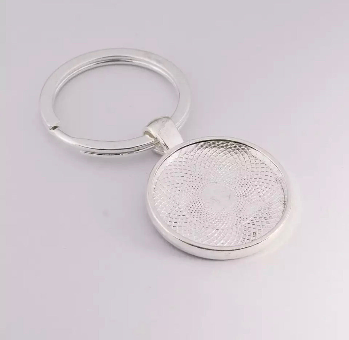 KITS 1 inch Round Key Chain making includes Glass – Perfect Pendants Plus