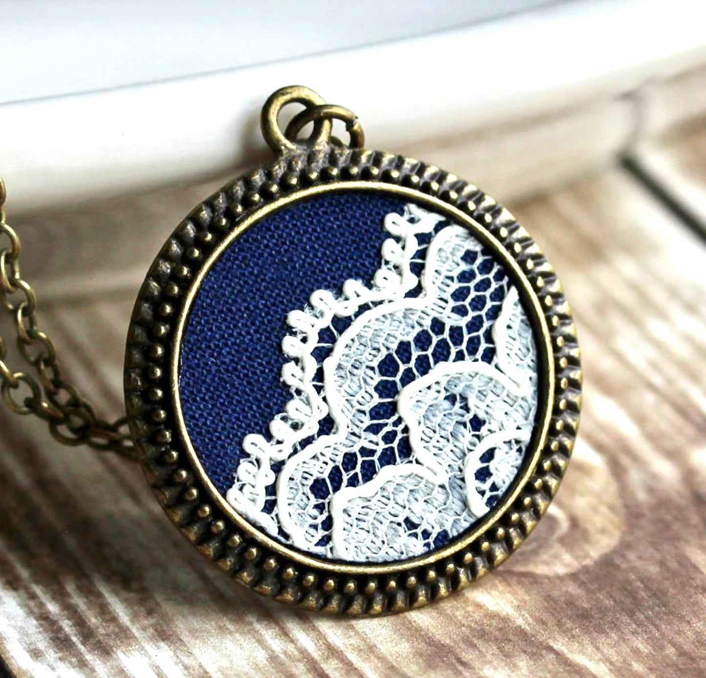 30mm Round Beaded Edged Pendant Setting - Perfect Pendants Plus