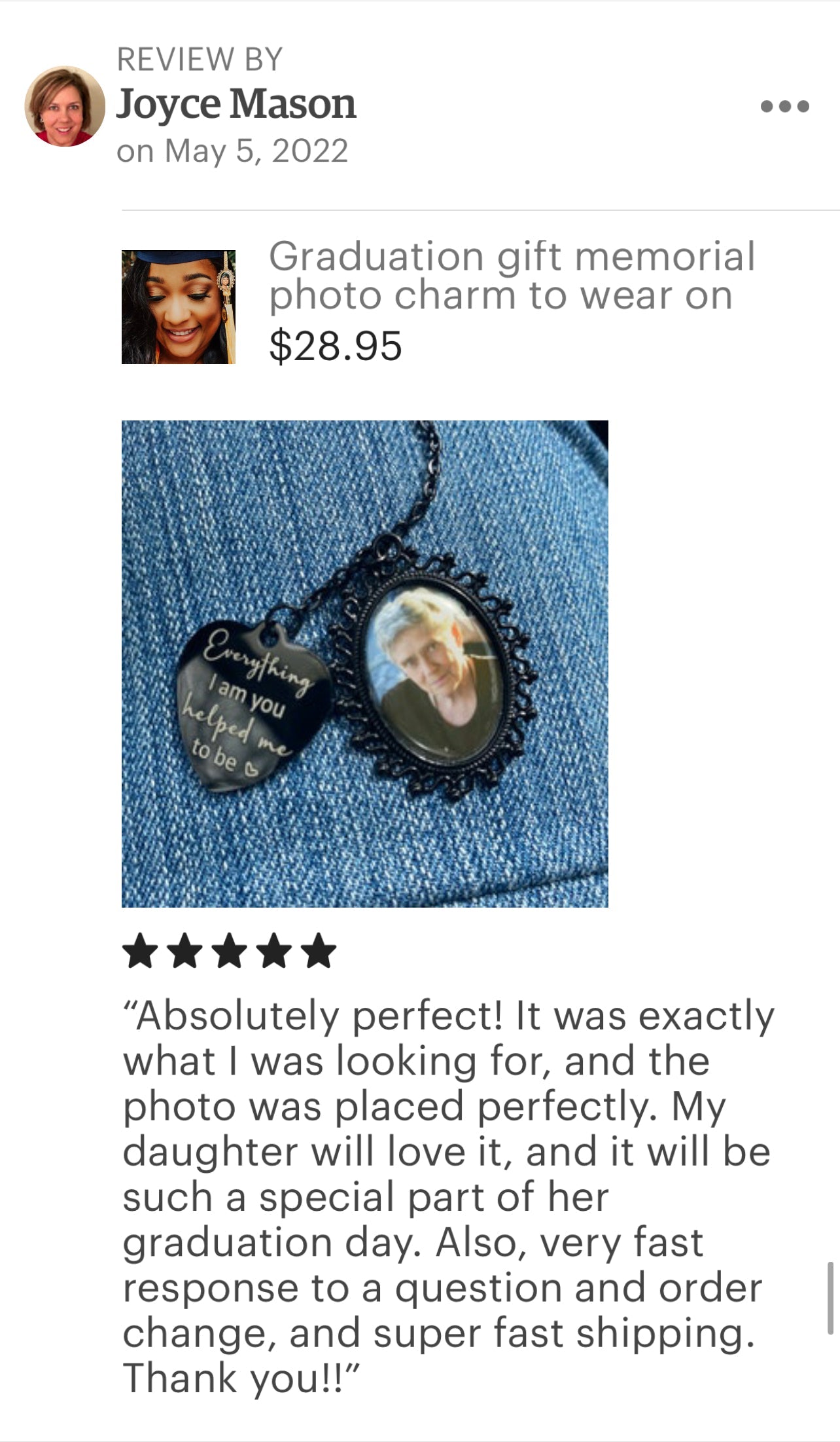Spanish Personalized Graduation Cap Tassel Charm With Saying - Perfect Pendants Plus