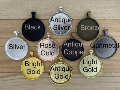 16mm Round Jewelry Pendants for DIY Projects