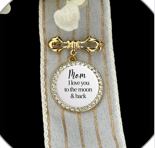 Mother of the Bride Custom Wedding Memorial Charm