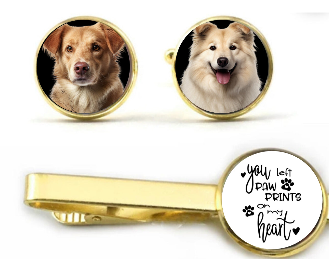 Personalized Tie Clip Great Gift for Groom, Dad, or Groomsman Photo Memorial - Perfect Pendants Plus