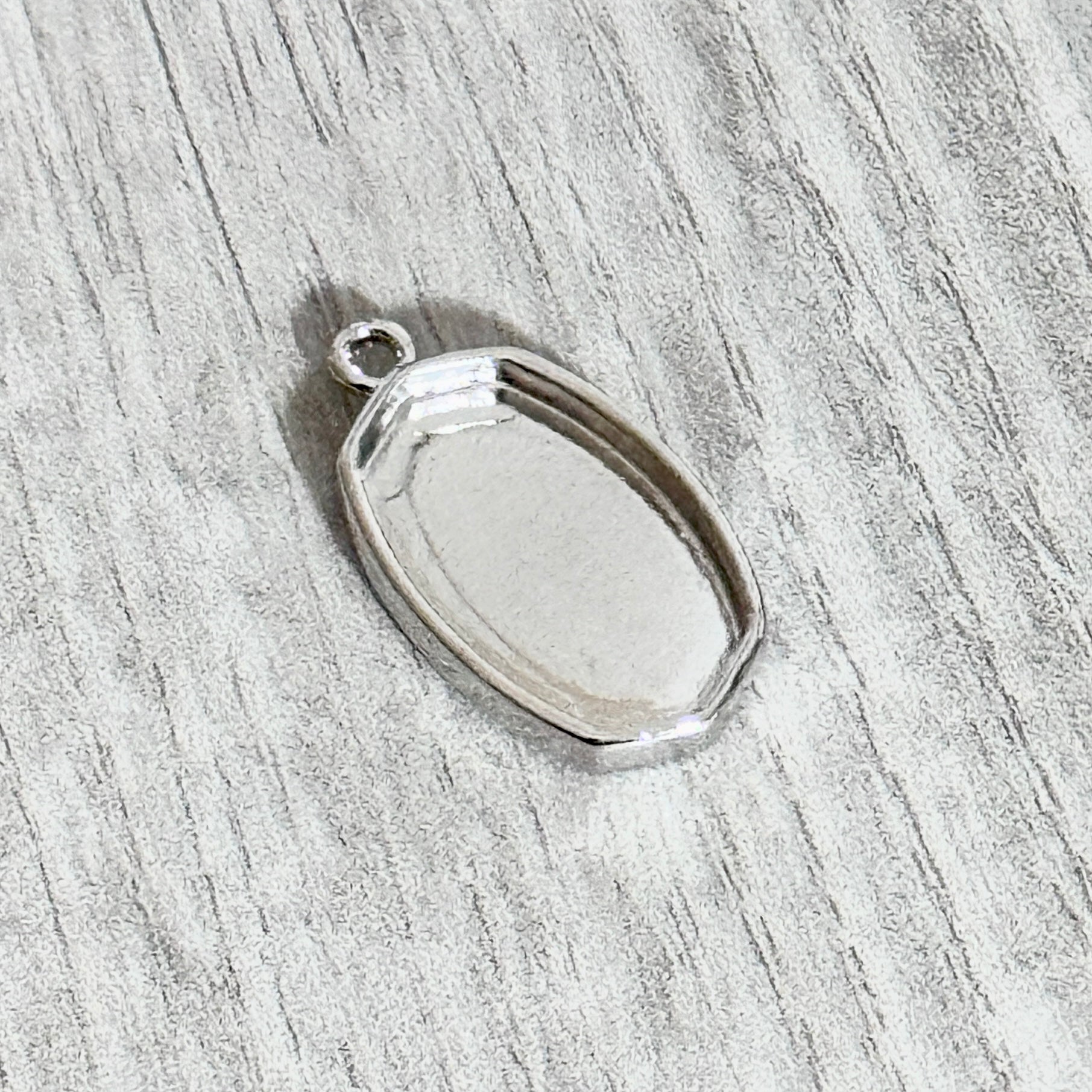 12 - 20mm Oval Earring Making Bezels Gold & Platinum Plated - Perfect Pendants Plus