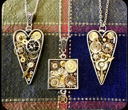 30x53mm Heart Bezels Trays Deep Pendant Setting - Perfect Pendants Plus