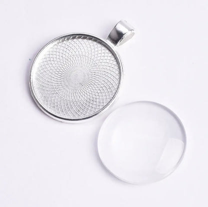 20mm Round Bezel Pendant Blanks - Perfect Pendants Plus