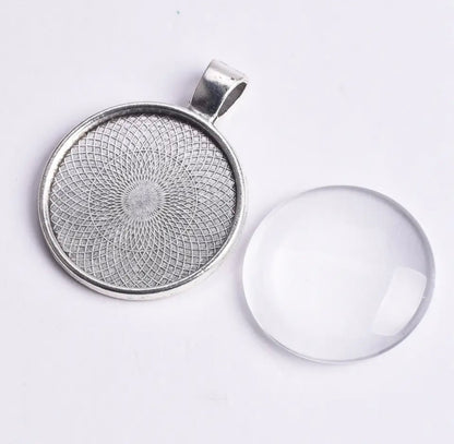 20mm Round Bezel Pendant Blanks