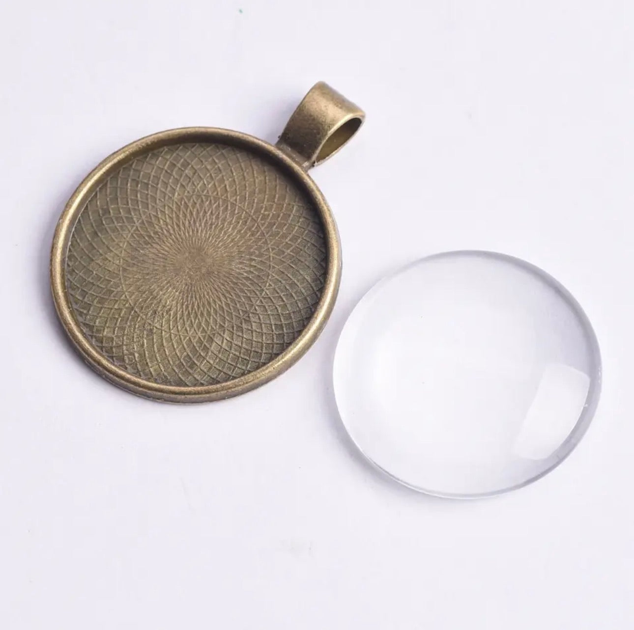 20mm Round Bezel Pendant Blanks - Perfect Pendants Plus