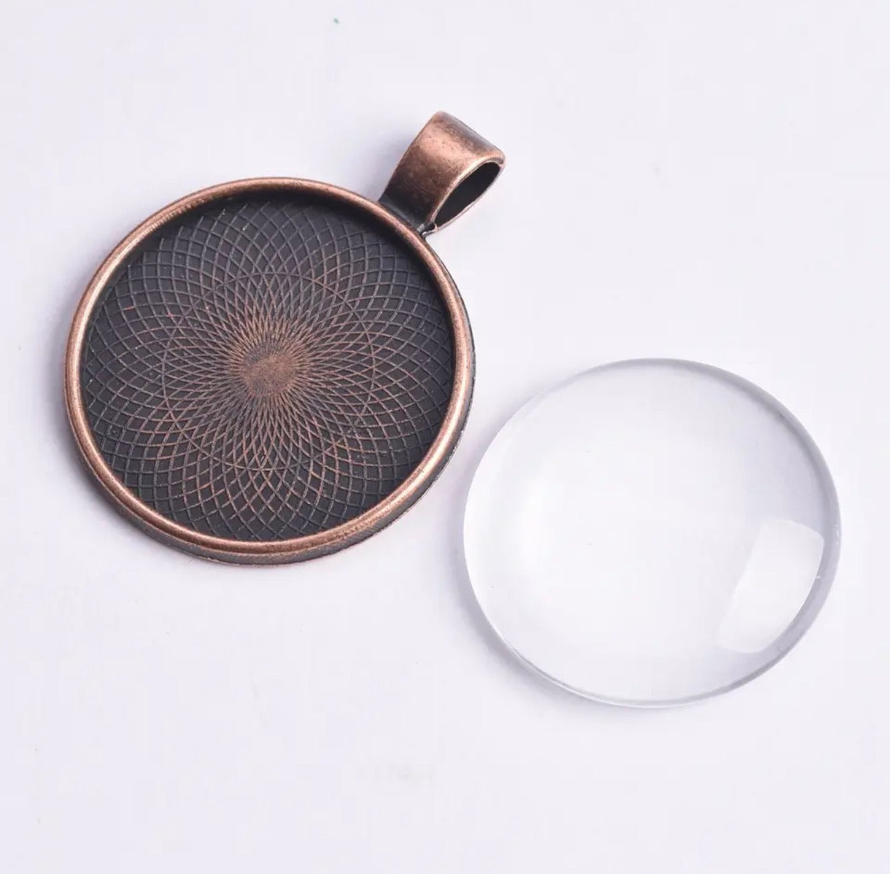 20mm Round Bezel Pendant Blanks - Perfect Pendants Plus