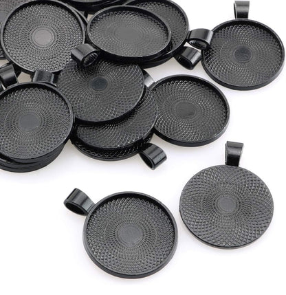 20mm Round Bezel Pendant Blanks - Perfect Pendants Plus