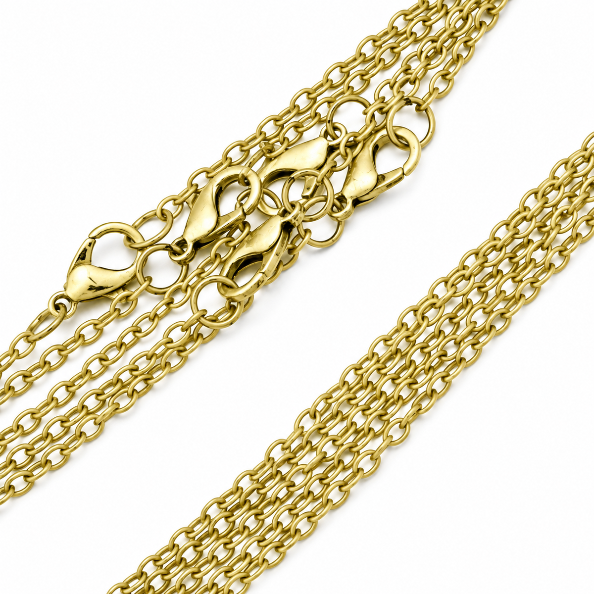 18 Inch Necklace Chains for Pendants Rolo