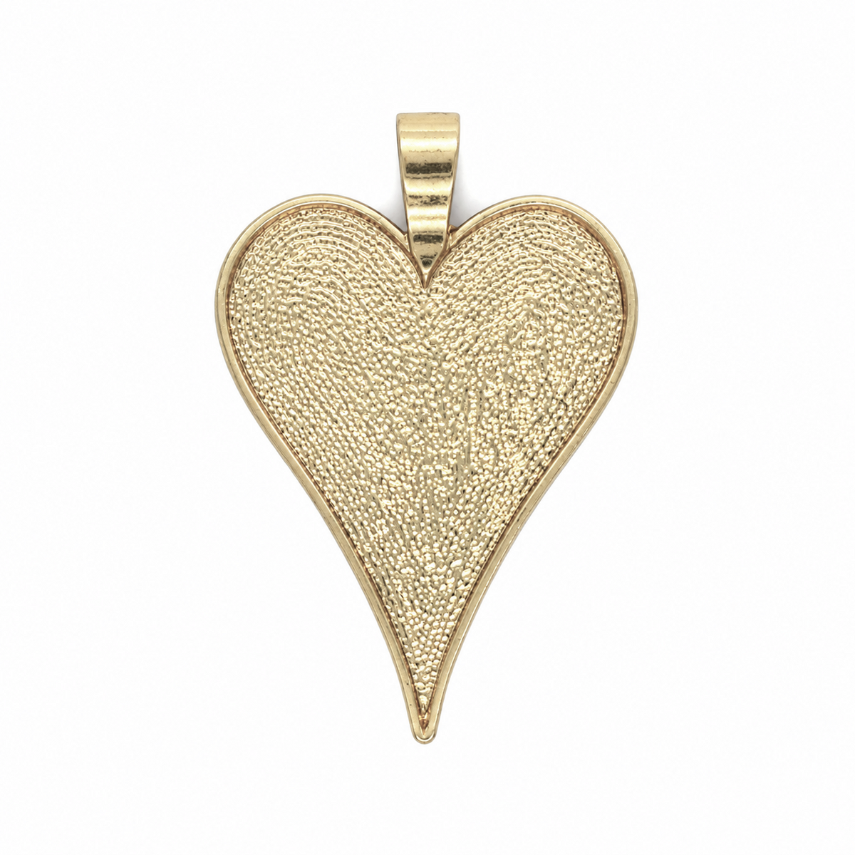 Heart Shaped Pendant Tray 35x48mm