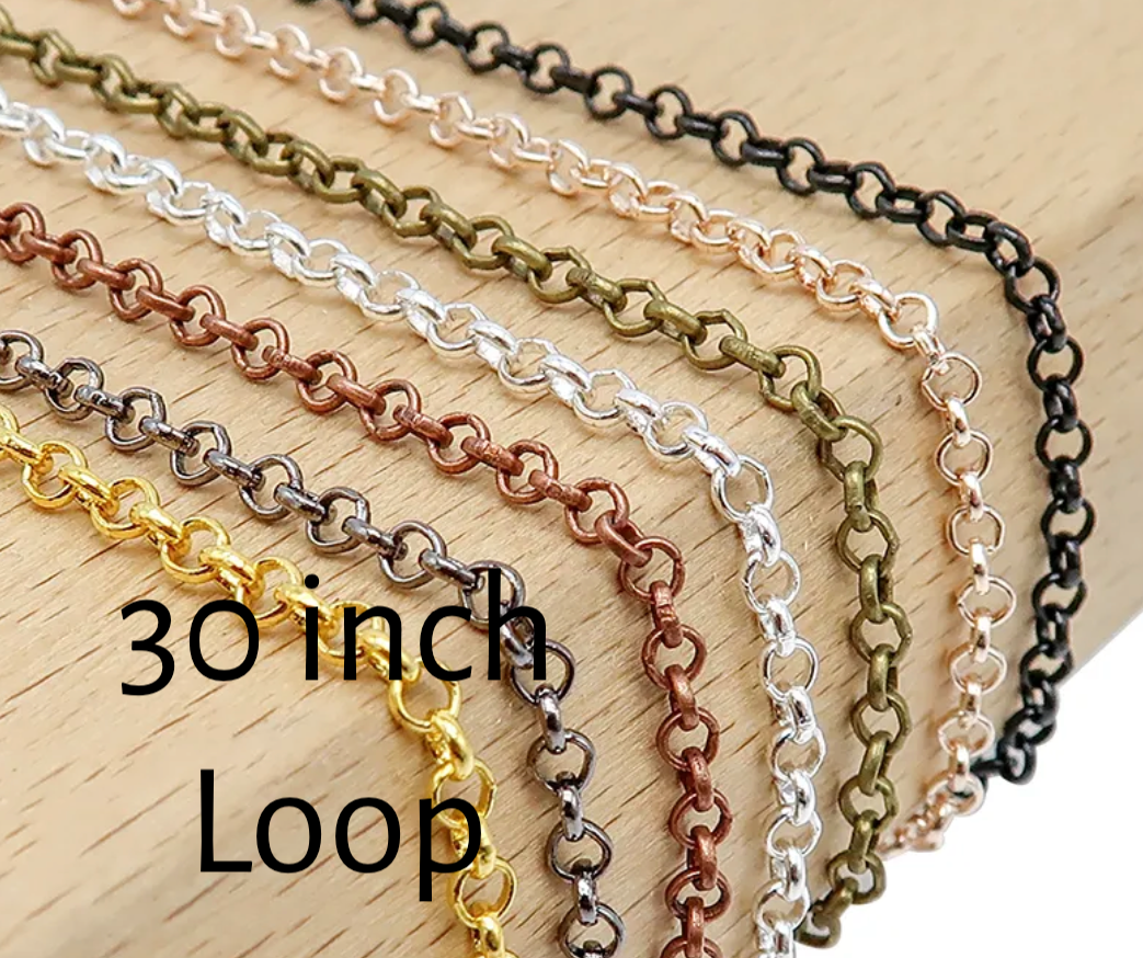 50 Wholesale Extra Long 30 Inch Loop Necklaces