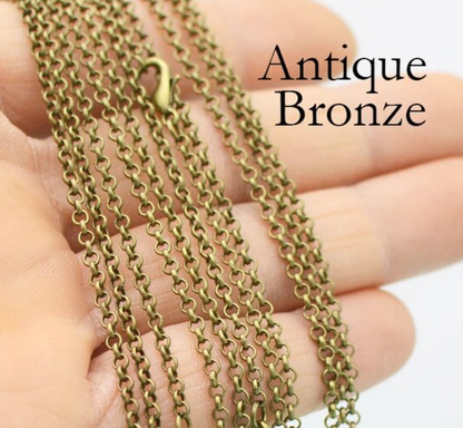 50 Wholesale Loop Chain Link 24 Inch Necklace