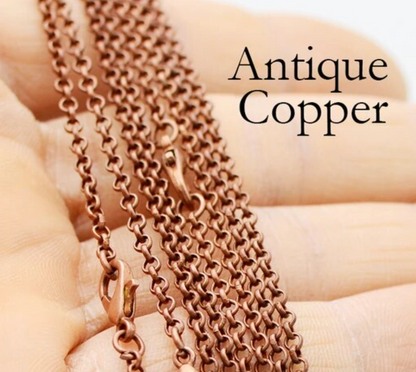 50 Wholesale Loop Chain Link 24 Inch Necklace