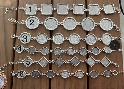 Bracelet Making kits - Complete make Bracelet Kit Includes Glass - Perfect Pendants Plus