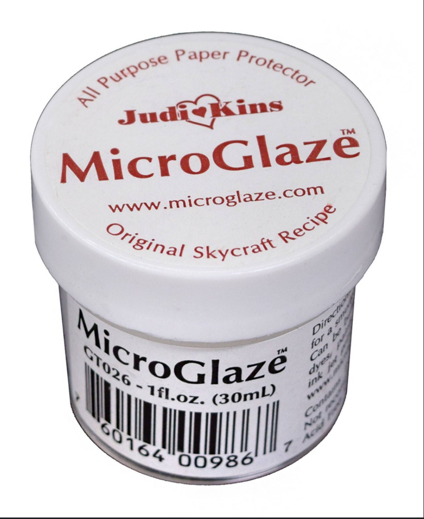 Microglaze Paper Sealant 1 oz. - Prevent Ink from Bleeding When Using Inkjet Printer - Perfect Pendants Plus