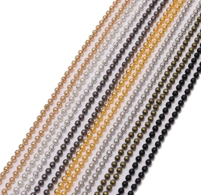 50 Wholesale 24 Inch Ball Chain Necklaces - Perfect Pendants Plus