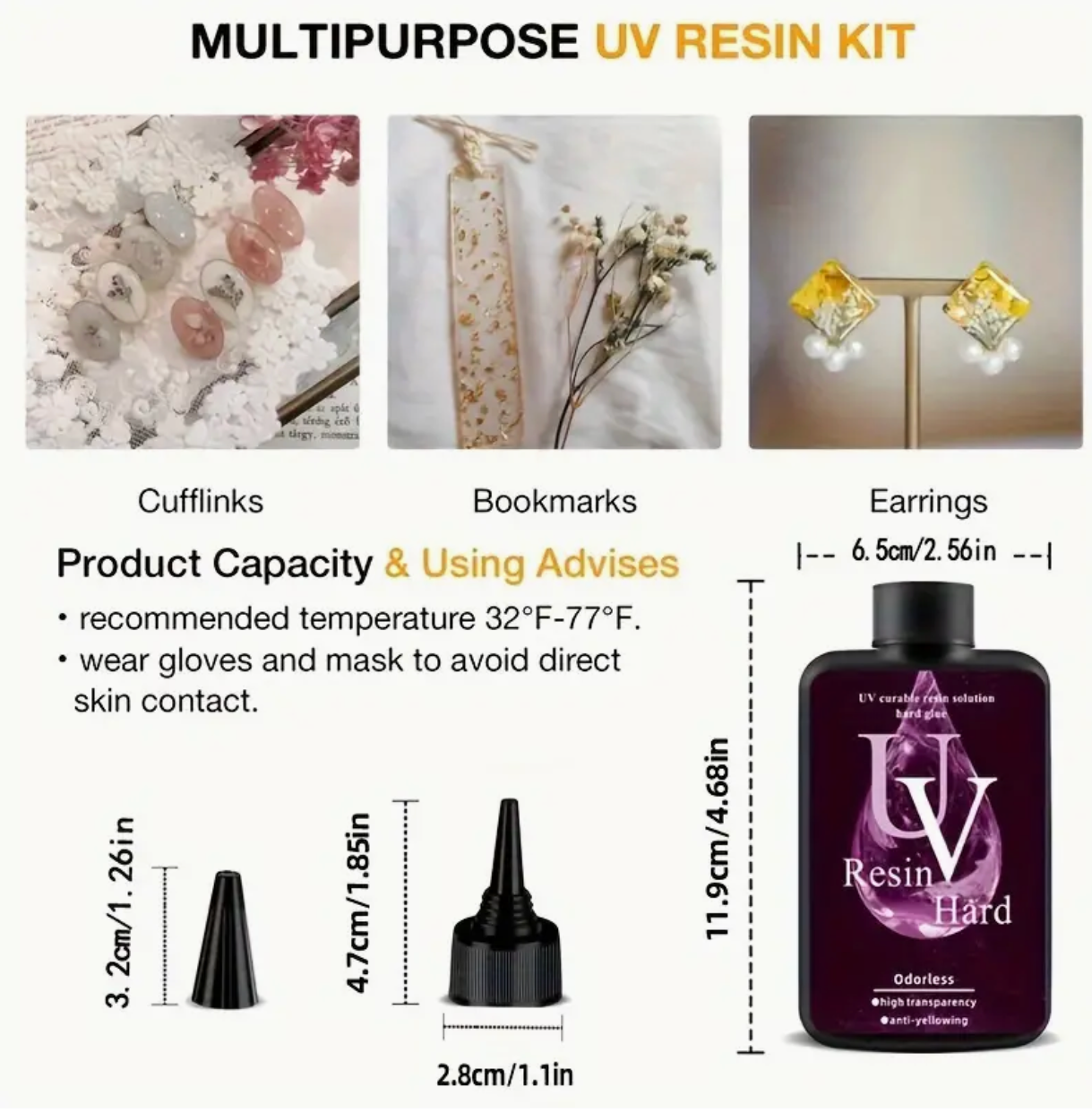 UV Clear Jewelry Making Resin Liquid Hard - Perfect Pendants Plus