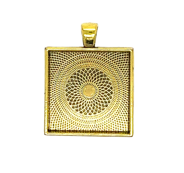 25mm Kits Square Necklace DIY Kids Craft - Perfect Pendants Plus