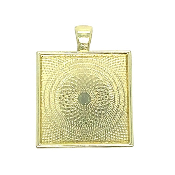 25mm Kits Square Necklace DIY Kids Craft - Perfect Pendants Plus