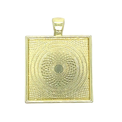 25mm Kits Square Necklace DIY Kids Craft - Perfect Pendants Plus