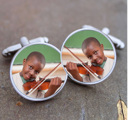 1 DIY Kit - Photo Cuff Links for Wedding Party Gift - Perfect Pendants Plus