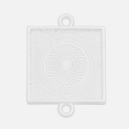 25mm Square Connector Blank Pendant 1 inch
