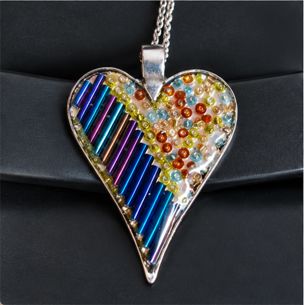 Heart Shaped Pendant Tray 35x48mm