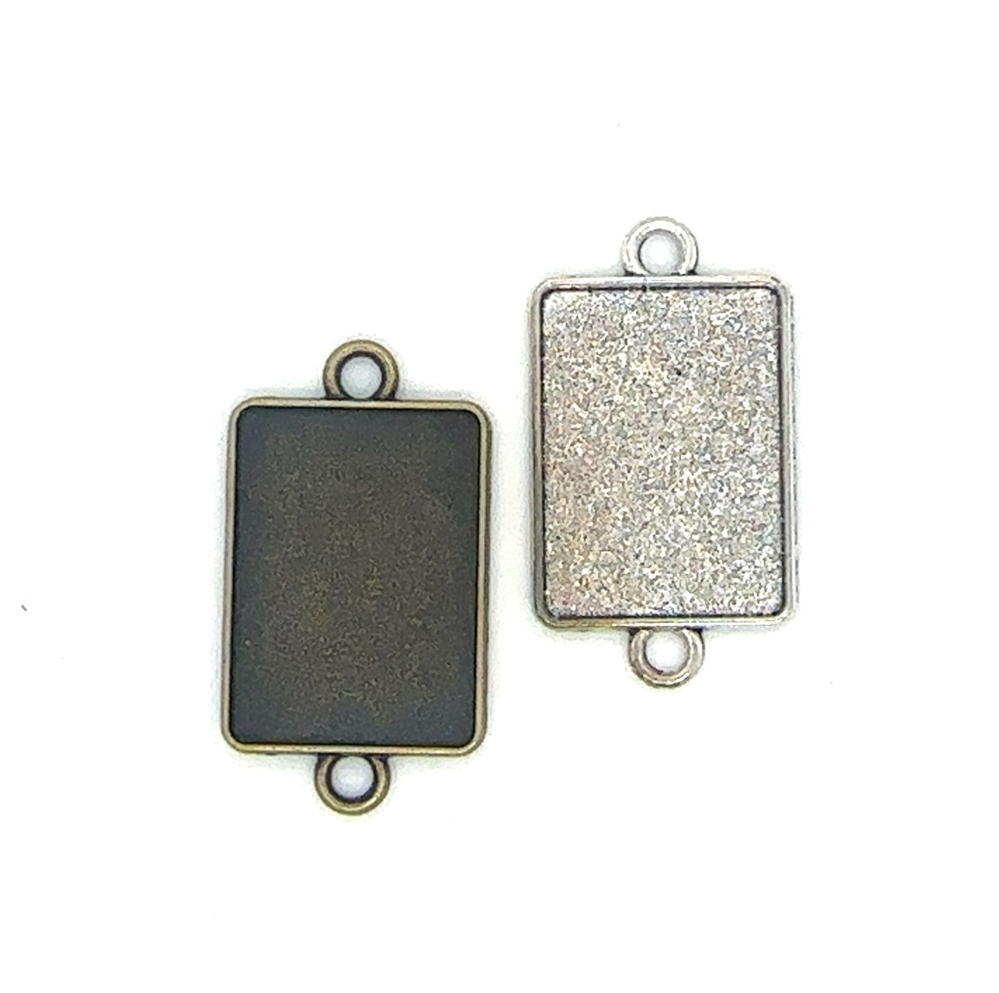 18x25mm Rectangle Connector Blank Setting