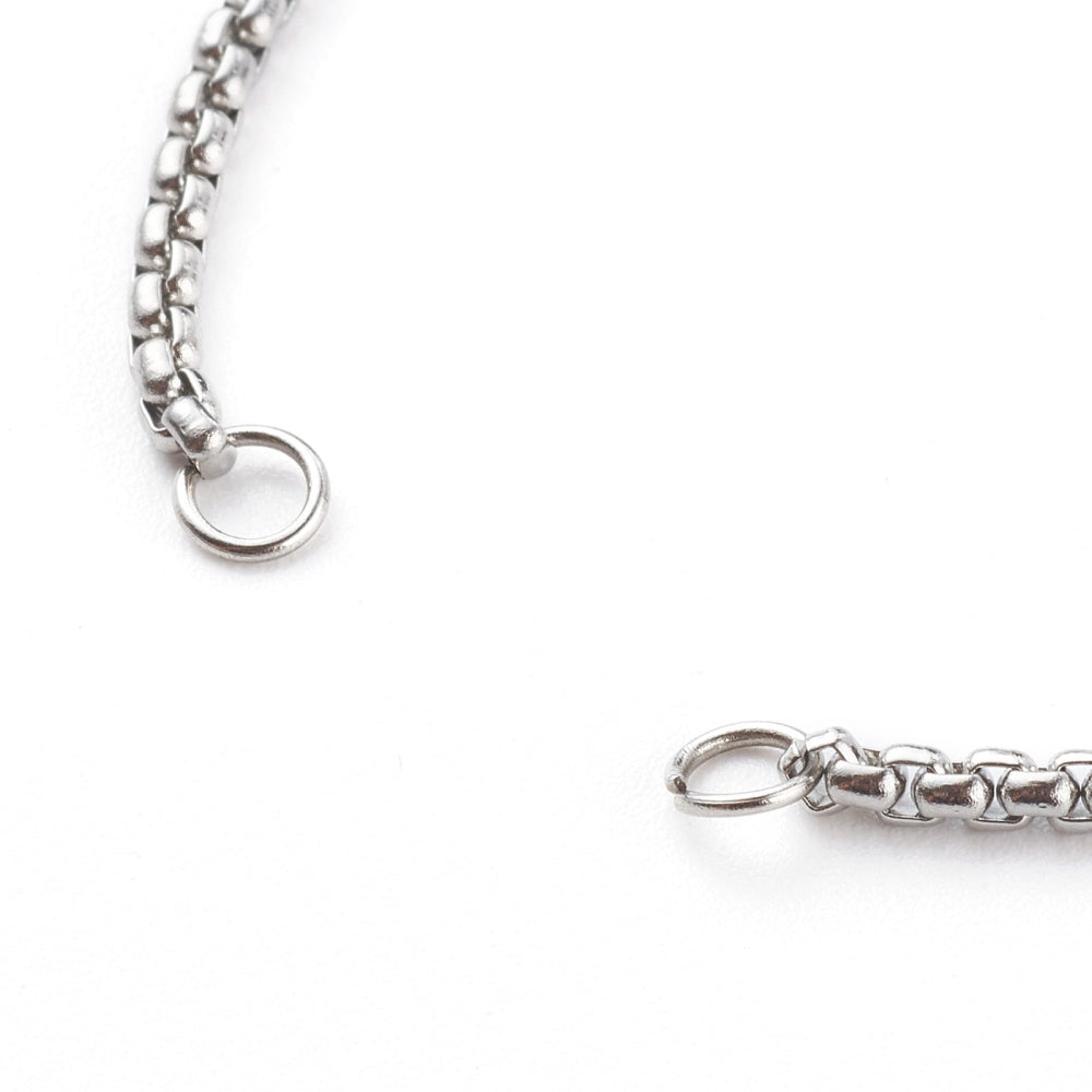 Bracelet Making Box Silver Chain Bracelets Lobster Clasp - Perfect Pendants Plus