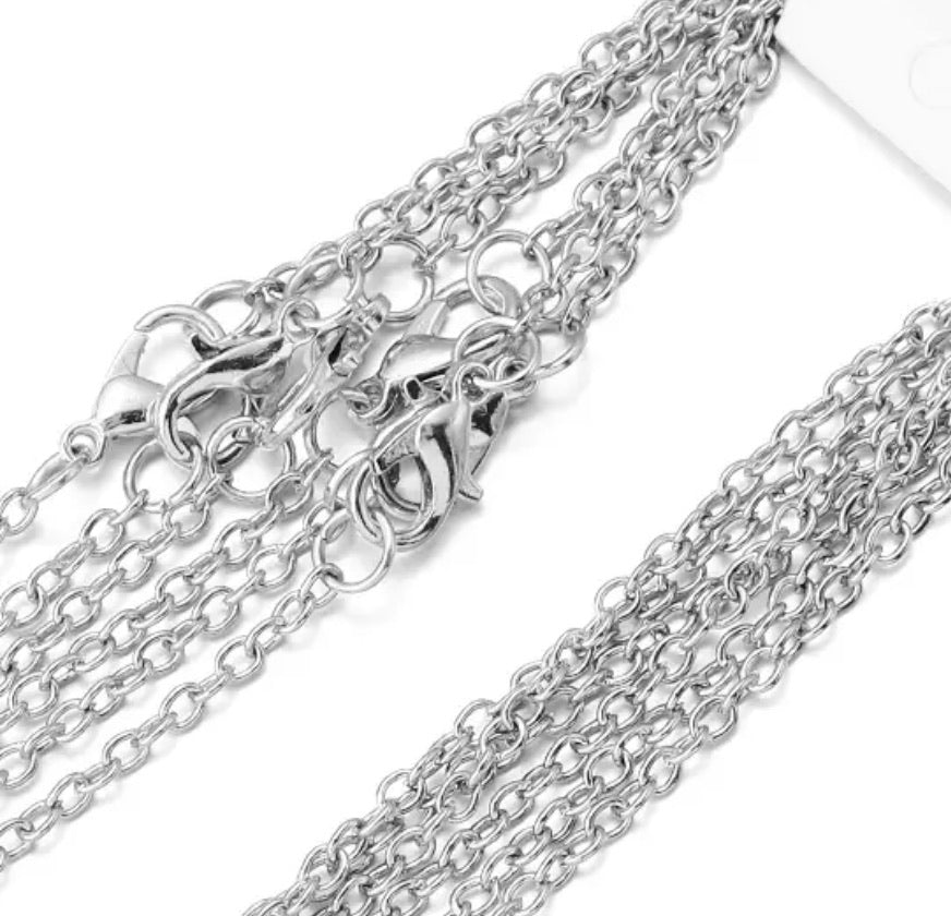 Necklace Chains for Pendants Rolo 18 inch