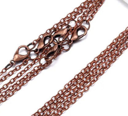 Necklace Chains for Pendants Rolo 18 inch