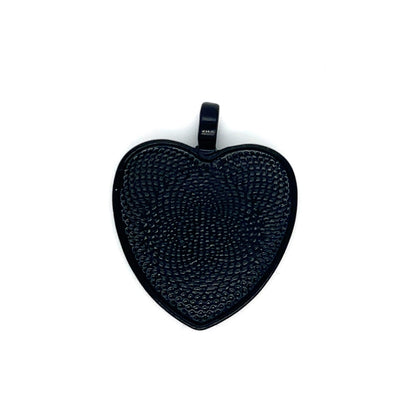 25mm Heart Shaped Pendant Charms - Perfect Pendants Plus