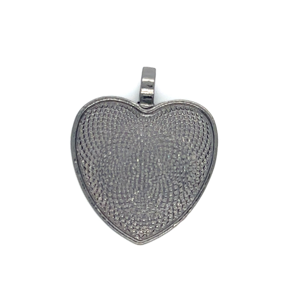 25mm Heart Shaped Pendant Charms - Perfect Pendants Plus