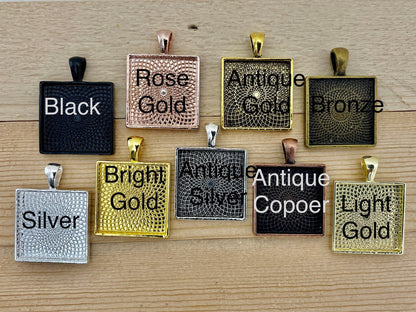DIY Kit 25mm Double Sided Wedding Bouquet Memory Charms - Perfect Pendants Plus
