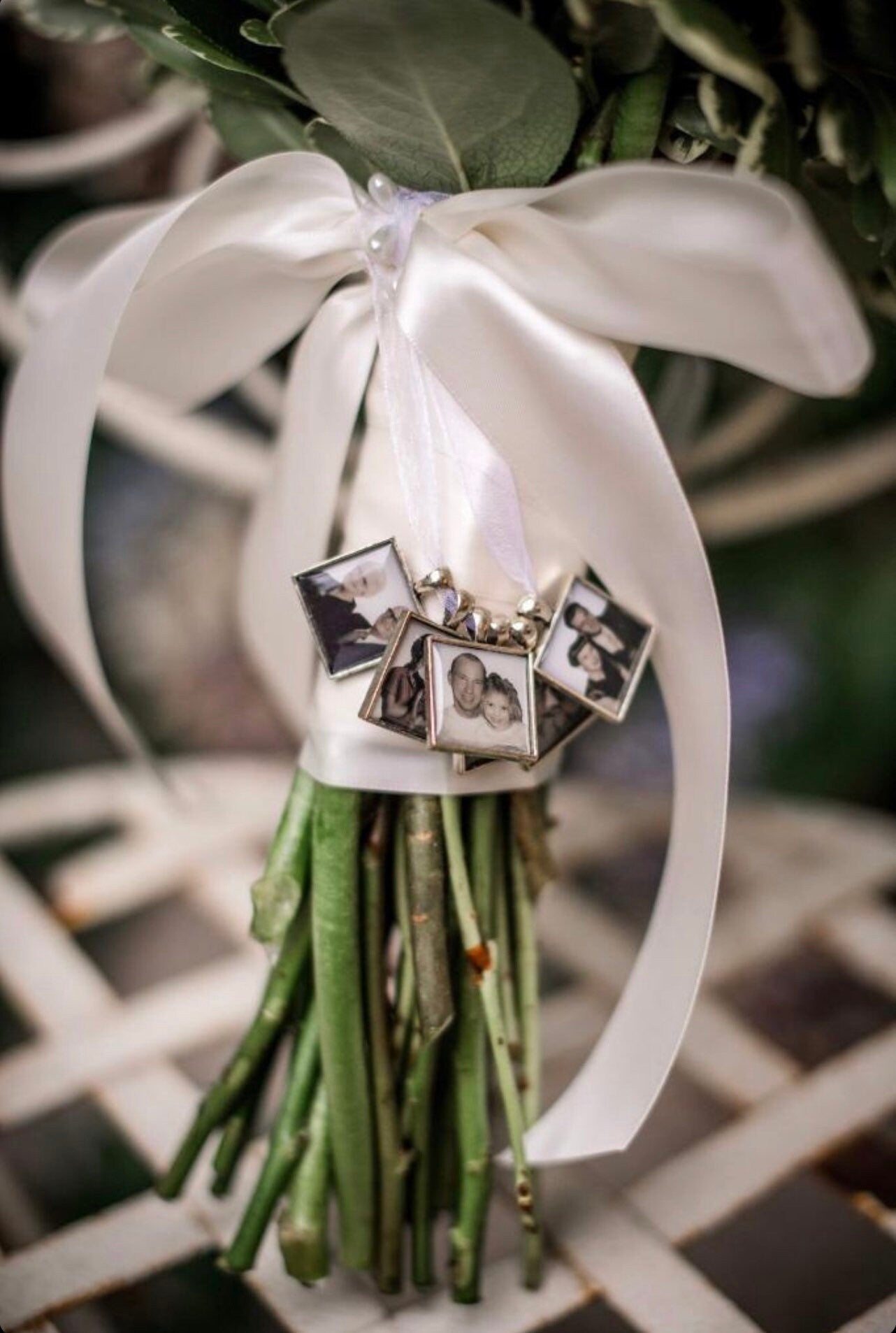 DIY Kit 25mm Double Sided Wedding Bouquet Memory Charms - Perfect Pendants Plus