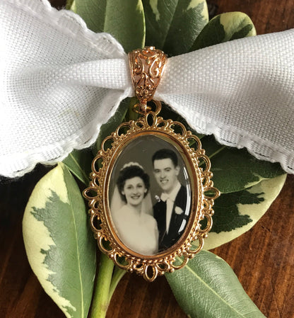 Wedding Photo charms Custom Made or DIY Bouquet memory Charms for Family photos and Initials (Includes everything you need)